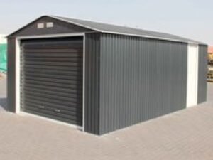 12' x 32' Sapphire Olympian Anthracite Metal Garage (3.62m x 9.55m)