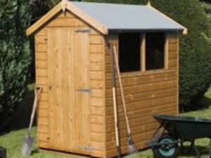 12' x 6' Traditional Standard Shiplap Apex Wooden Garden Shed (3.66m x 1.83m)