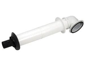 Worcester Bosch Standard Horizontal Telescopic Boiler Flue Kit - 100mm