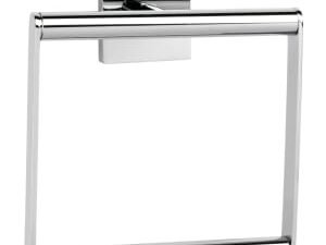 Croydex Chester Flexi-Fix™ Bathroom Towel Ring - Chrome