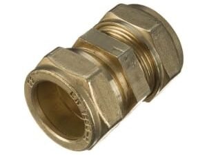 Primaflow Brass Compression Straight Coupling - 28mm