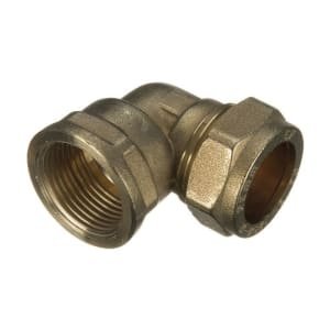 Primaflow Brass Compression Female Elbow – 3/4in X 22mm
