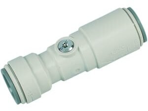 John Guest Speedfit 15SVP Plastic Isolating Valve - White 15mm