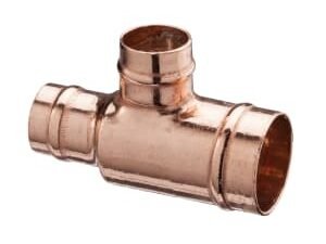 Primaflow Copper Solder Ring Reduced Tee - 15 X 15 X 22mm