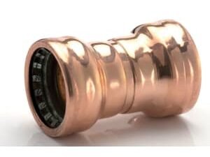 Primaflow Copper Pushfit Straight Coupling - 15mm Pack Of 5