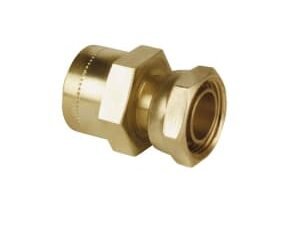 Primaflow Copper Pushfit Tap Connector - 1/2in X 15mm