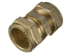 Primaflow Brass Compression Straight Coupling - 22mm