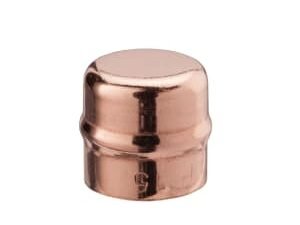 Primaflow Copper Solder Ring End Cap - 22mm Pack Of 2