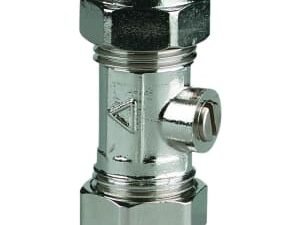 Primaflow Chrome Plated Isolating Valve - 15mm