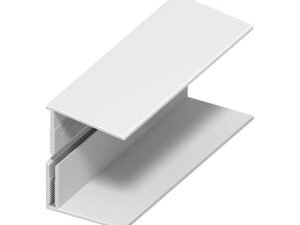 Wickes PVCu White Top/Vertical Edge Cladding Trim 2500mm