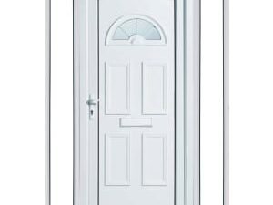 Euramax Carolina 2 Sidelight Right Hand Hung uPVC White Door Set - 2085 x 1520mm