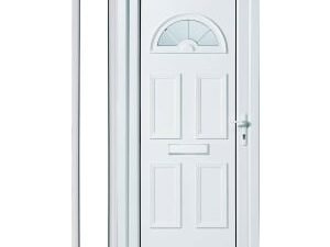 Euramax Carolina 1 Sidelight Left Hand Hung uPVC White Door Set - 2085 x 1220mm