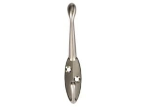 Wickes Satin Nickel Hat & Coat Hook - Pack of 2