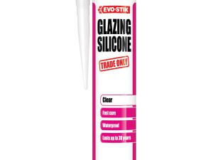 Evo-Stik Trade Only Glazing Clear Silicone - 280ml