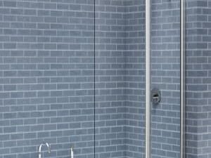 Nexa By Merlyn 6mm 2 Panel Square Pivot Bath Screen - 1500 x 900mm