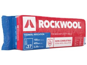 Rockwool 37 Thermal Insulation Cavity Batt - 100 x 455 x 1.2m