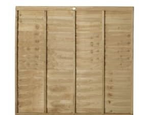 Forest Garden Pressure Treated Overlap Fence Panel - 6 x 5ft
