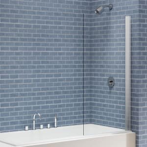 Nexa By Merlyn 6mm Single Square Adjustable Bath Screen – 1500 x 800mm