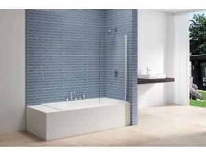 Nexa By Merlyn 6mm Single Curved Bath Screen - 1500 x 800mm