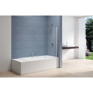 Nexa By Merlyn 6mm Single Curved Bath Screen – 1500 x 800mm