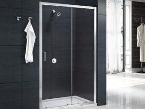 Nexa By Merlyn 6mm Chrome Framed Sliding Shower Door Only - 1900 x 1400mm