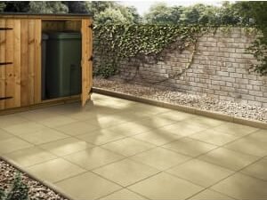 Marshalls Richmond Smooth Buff Paving Slab 600 x 600 x 38 mm