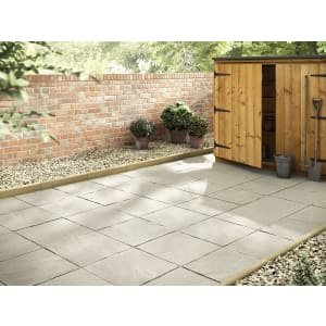 Marshalls Pendle Riven Grey Paving Slab 450 x 450 x 32 mm