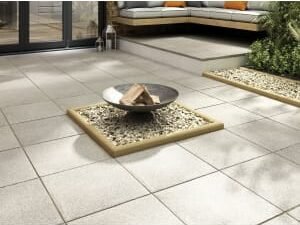 Marshalls Textured Charcoal Paving Slab 450 x 450 x 35 mm