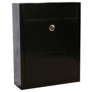 Sterling Compact Post Box – Black