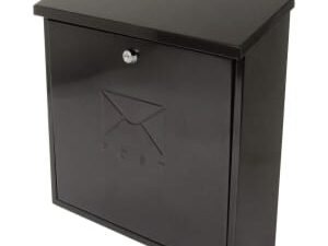 Sterling Contemporay Post Box - Black