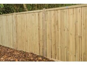 Forest Garden Pressure Treated Acoustic Fence Panel - 1830 x 1800mm - 6 x 6ft - Pack of 3