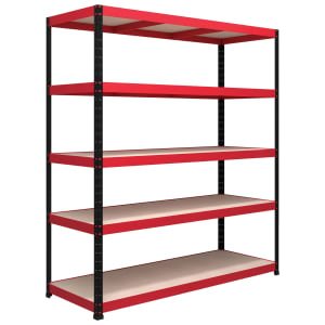 Rb Boss Shelf Kit 5 Wood Shelves – 1800 x 1600 x 600mm 250kg Udl