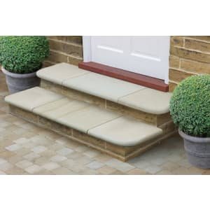 Marshalls Fairstone Sawn Versuro Smooth Antique Silver Centre Stone Paving Mixed Size – 5.88 m2 pack