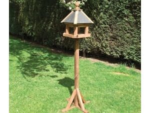 Rowlinson Premium Timber Laverton Bird Table - 2 x 2 ft