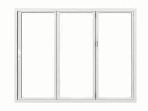 JCI Aluminium Right Opening White Bi-Fold Door - 2690mm