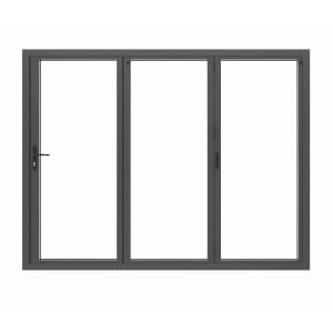 JCI Aluminium Right Opening Grey Bi-Fold Door – 2990mm