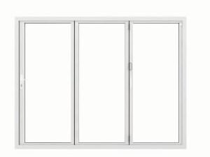 JCI Aluminium Right Opening White Bi-Fold Door - 2090mm