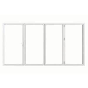 JCI Aluminium Right Opening White Bi-Fold Door – 3990mm