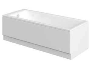 Wickes Camisa Sloped Back Single Ended Straight Bath - 1700 x 700mm