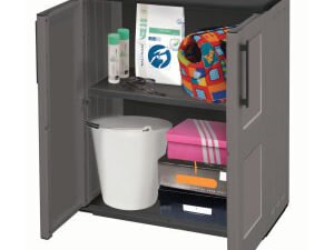 Exterior Mid Storage Cabinet with Shelves - 370 x 680 x 840mm