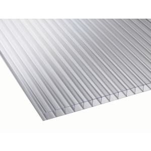 10mm Clear Multiwall Polycarbonate Sheet – 3000 x 2100mm