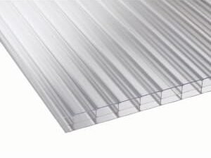 16mm Clear Multiwall Polycarbonate Sheet - 2500 x 700mm