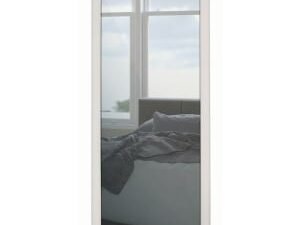 Spacepro 1 Panel Shaker Cashmere Frame Mirror Door - 610mm