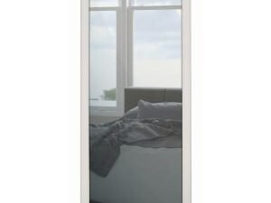 Spacepro 1 Panel Shaker Cashmere Frame Mirror Door - 914mm