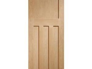 XL Joinery DX 1930s Classic Oak Un-finished Internal Door - 1981 x 838mm