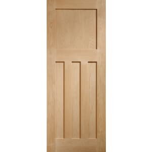 XL Joinery DX 1930s Classic Oak Un-finished Internal Door – 1981 x 838mm