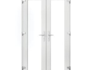 Euramax uPVC White 6ft Double Glazed French Door - 1790 x 2090mm