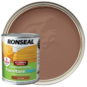 Ronseal Ultimate Protection Hardwood Garden Furniture Stain – Rich Teak 750ml