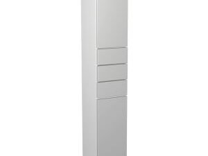 Wickes Vienna Grey Tower Unit with Drawers - 300 x 1762mm
