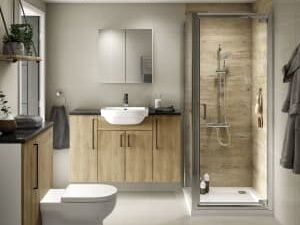 Wickes Gloss White Plinth for Vienna Oak Units - 2.5m